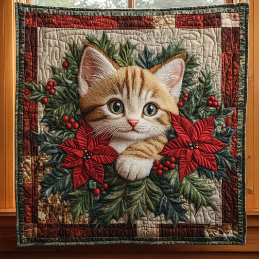 Cozy Whiskers Quilt Blanket