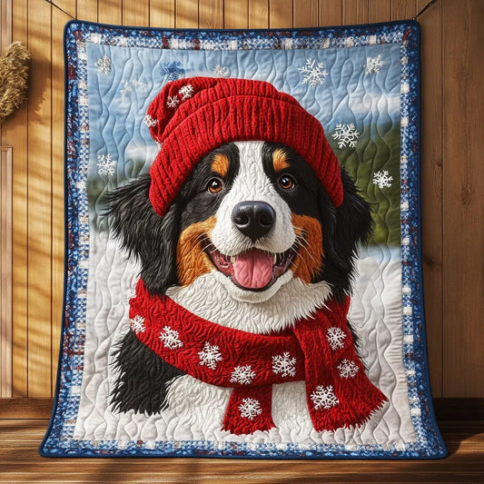 Cozy Winter Paws Quilt Blanket
