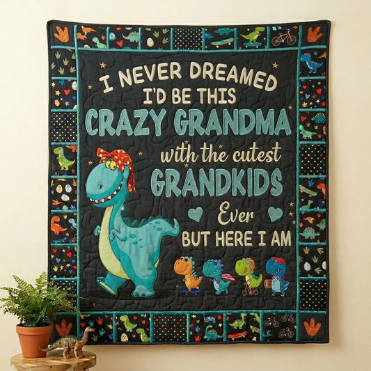 Crazy Grandma Quilt Blanket