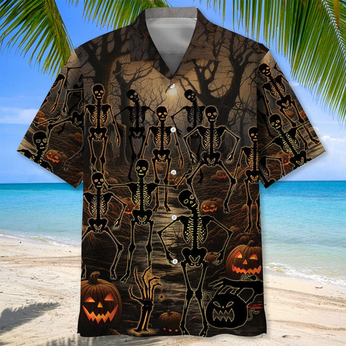 Creepy Forest Halloween Hawaiian Shirt
