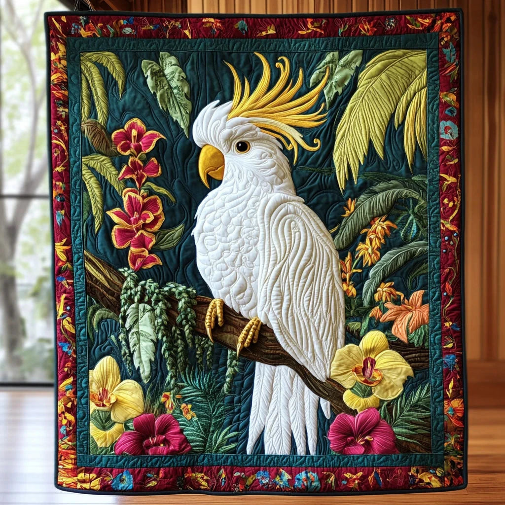 Crested Radiance Quilt Blanket