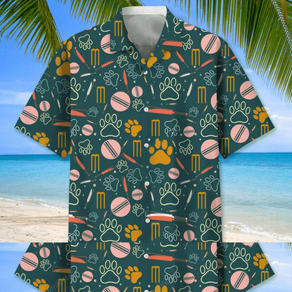 Cricket and Dog Hawaiian Shirt