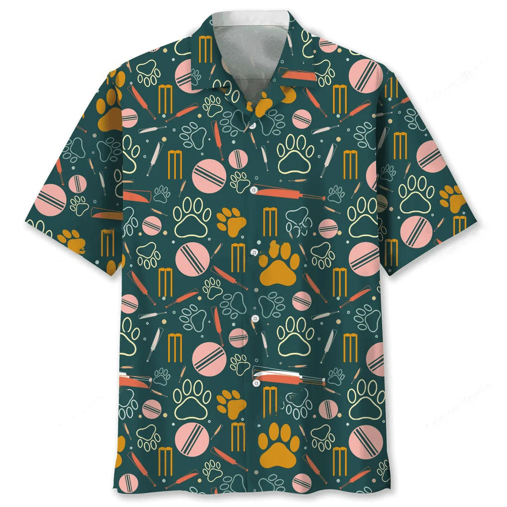 Cricket and Dog Hawaiian Shirt