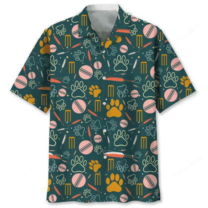 Cricket and Dog Hawaiian Shirt
