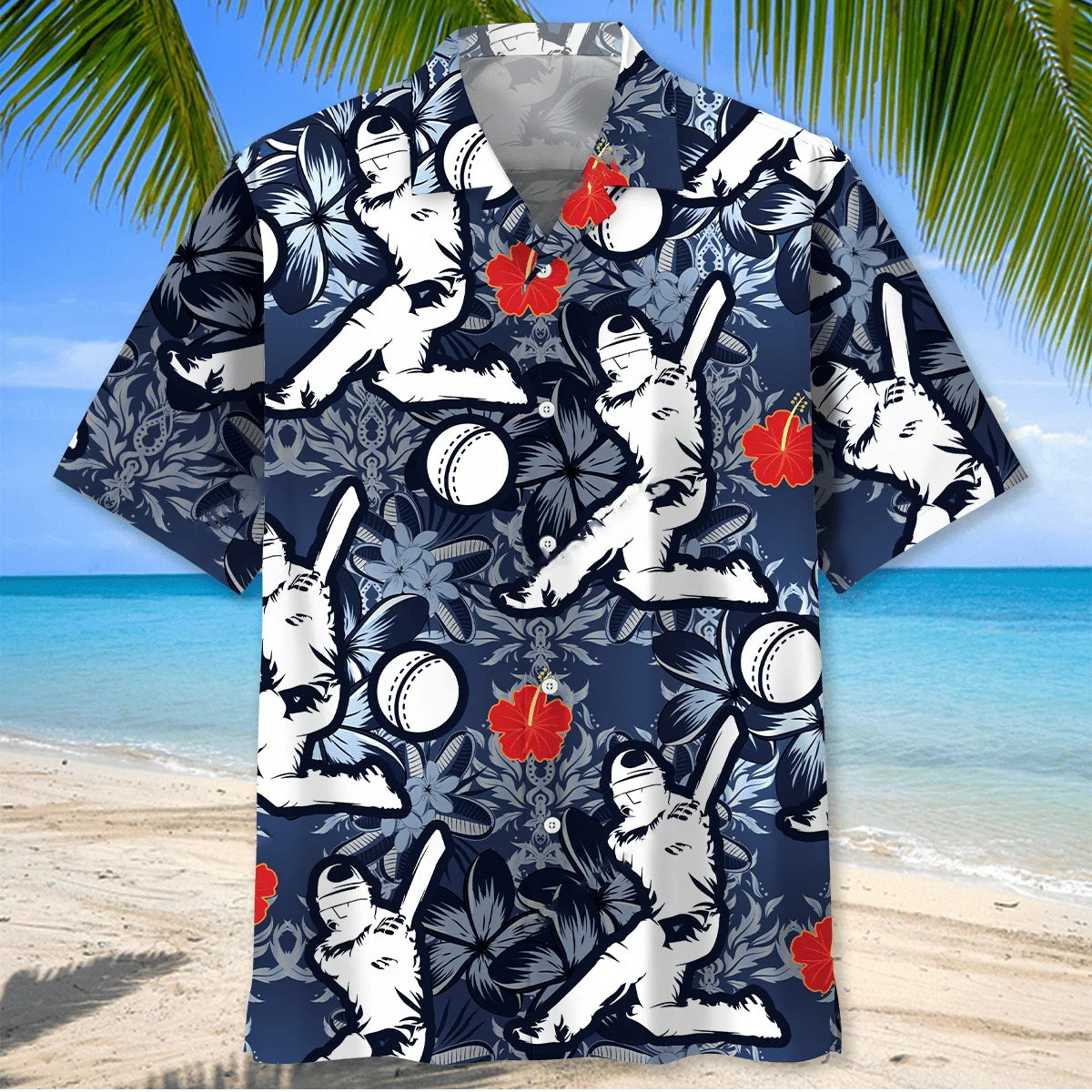 Cricket Hibiscus Hawaiian Shirt