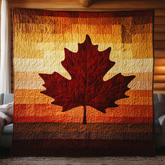Crimson Canopy Quilt Blanket