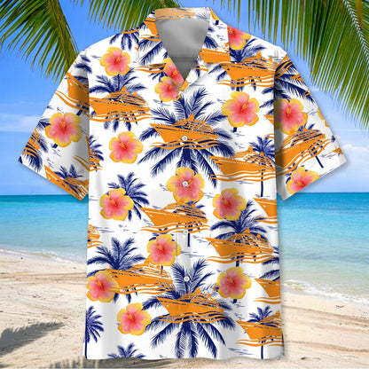 Cruise Sea Island Tree Hawaiian Shirt
