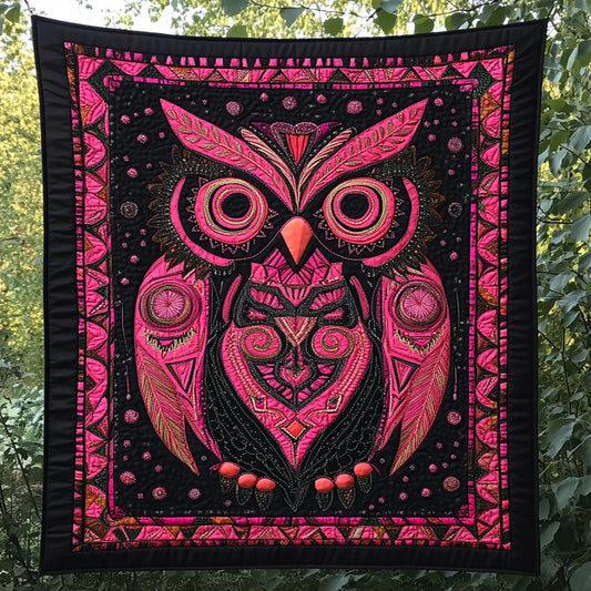 Crystal Owl Quilt Blanket