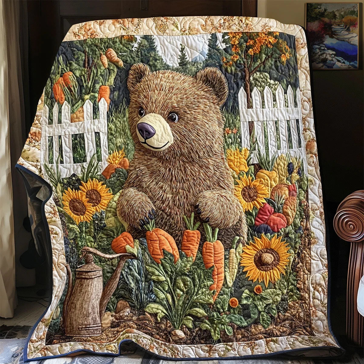 Cub Story Quilt Blanket