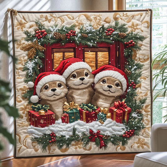 Cuddle Otter Quilt Blanket
