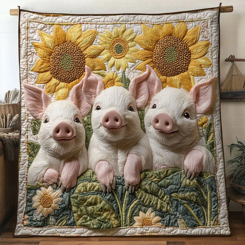 Cuddle Pig Quilt Blanket