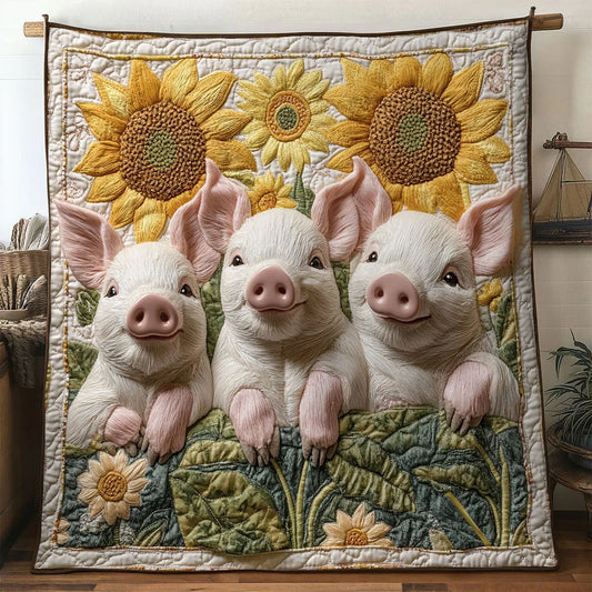 Cuddle Pig Quilt Blanket