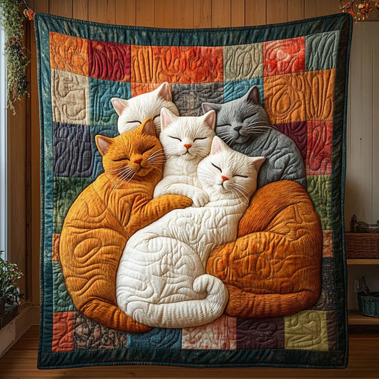 Cuddle Whiskers Quilt Blanket