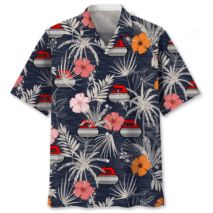 Curling Nature Hawaiian Shirt