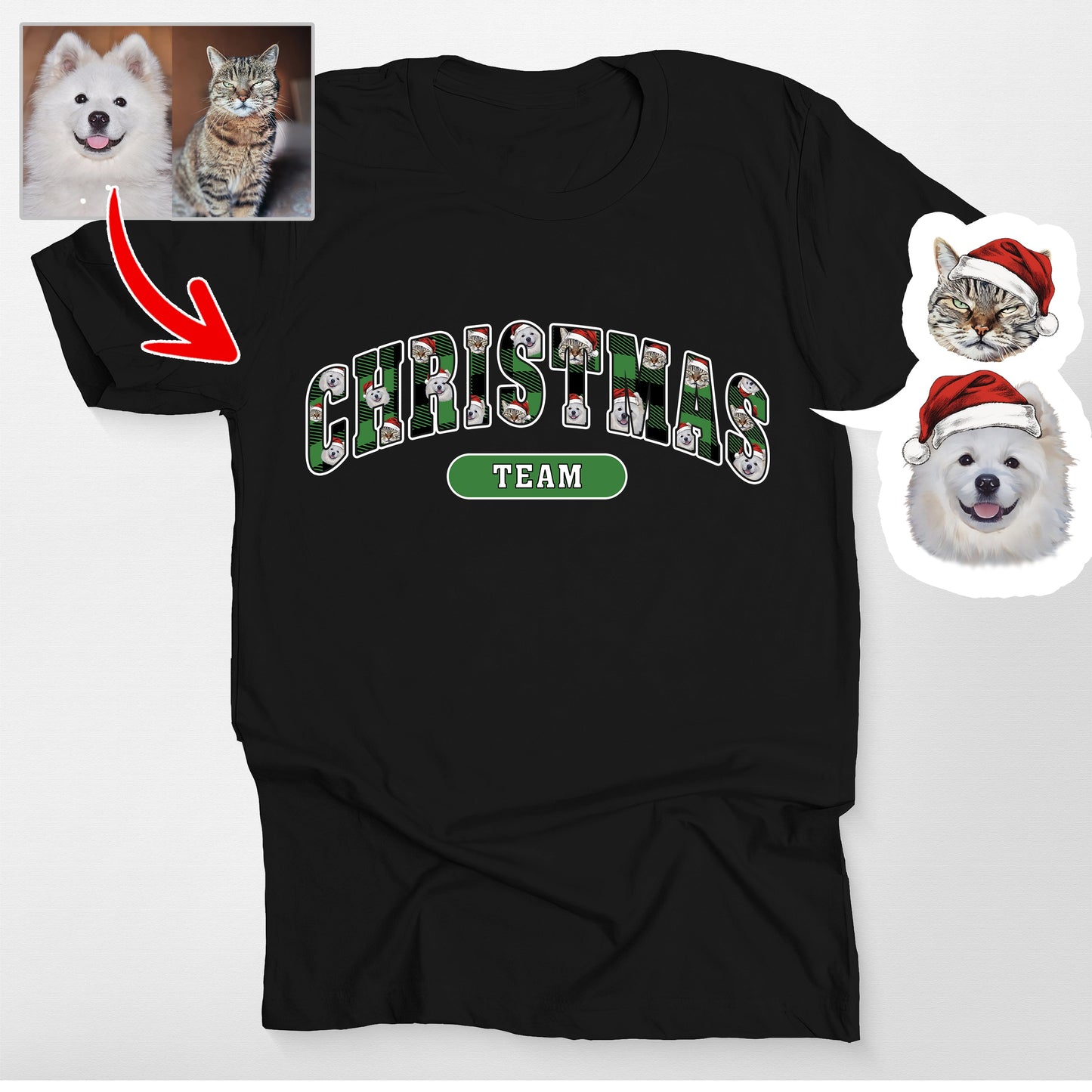 Custom Bella Canvas Christmas Family Squad Shirt