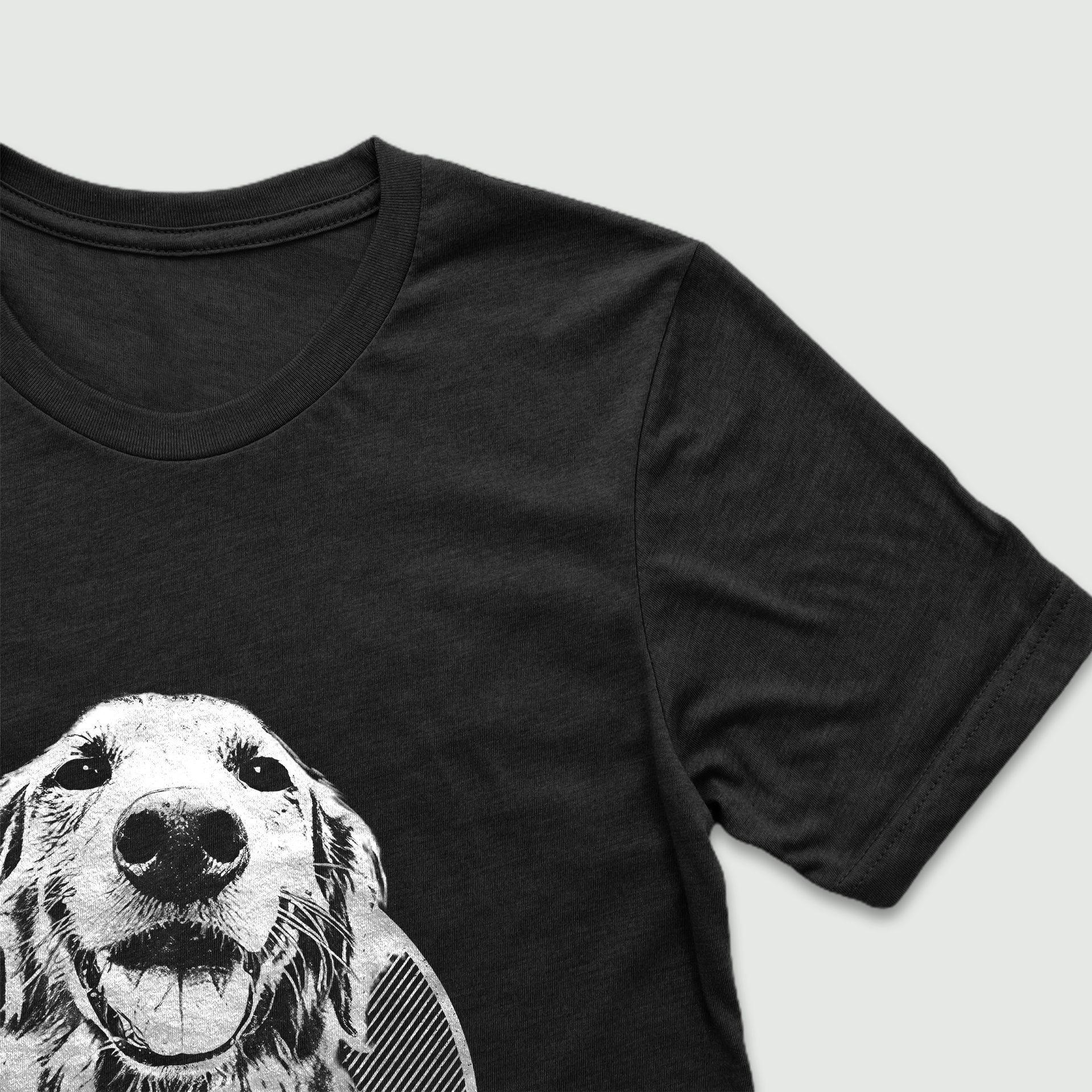 Custom Dog Bella Canvas T-Shirt for Moms, custom pet portrait gift for pet lovers (view 10)
