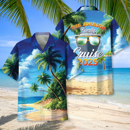 Custom Family Name Cruise Hawaiian Shirt