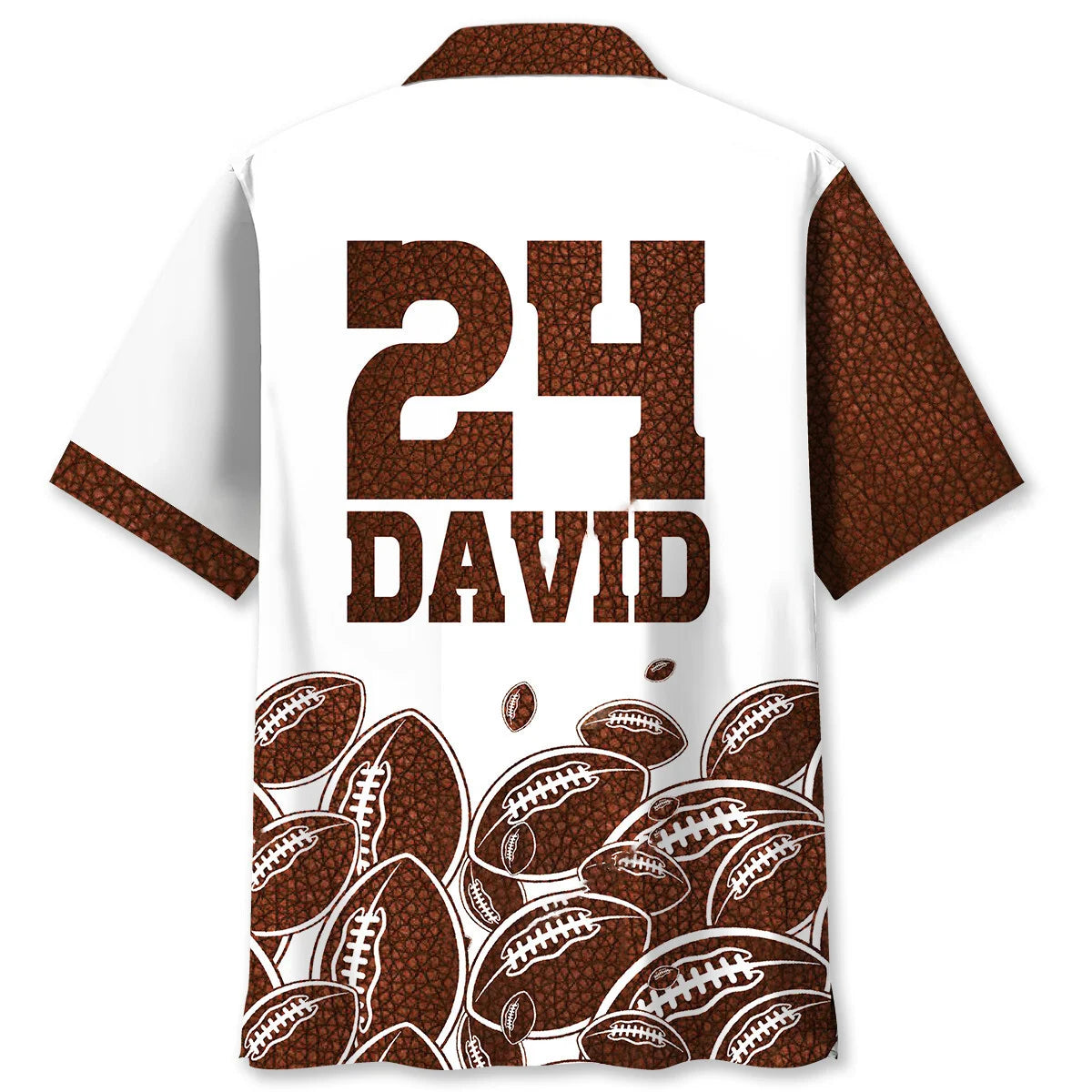 Custom Name American Football Hawaiian Shirt