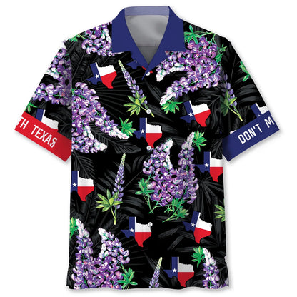 Custom Name Don T Mess with Texas Hawaiian Shirt
