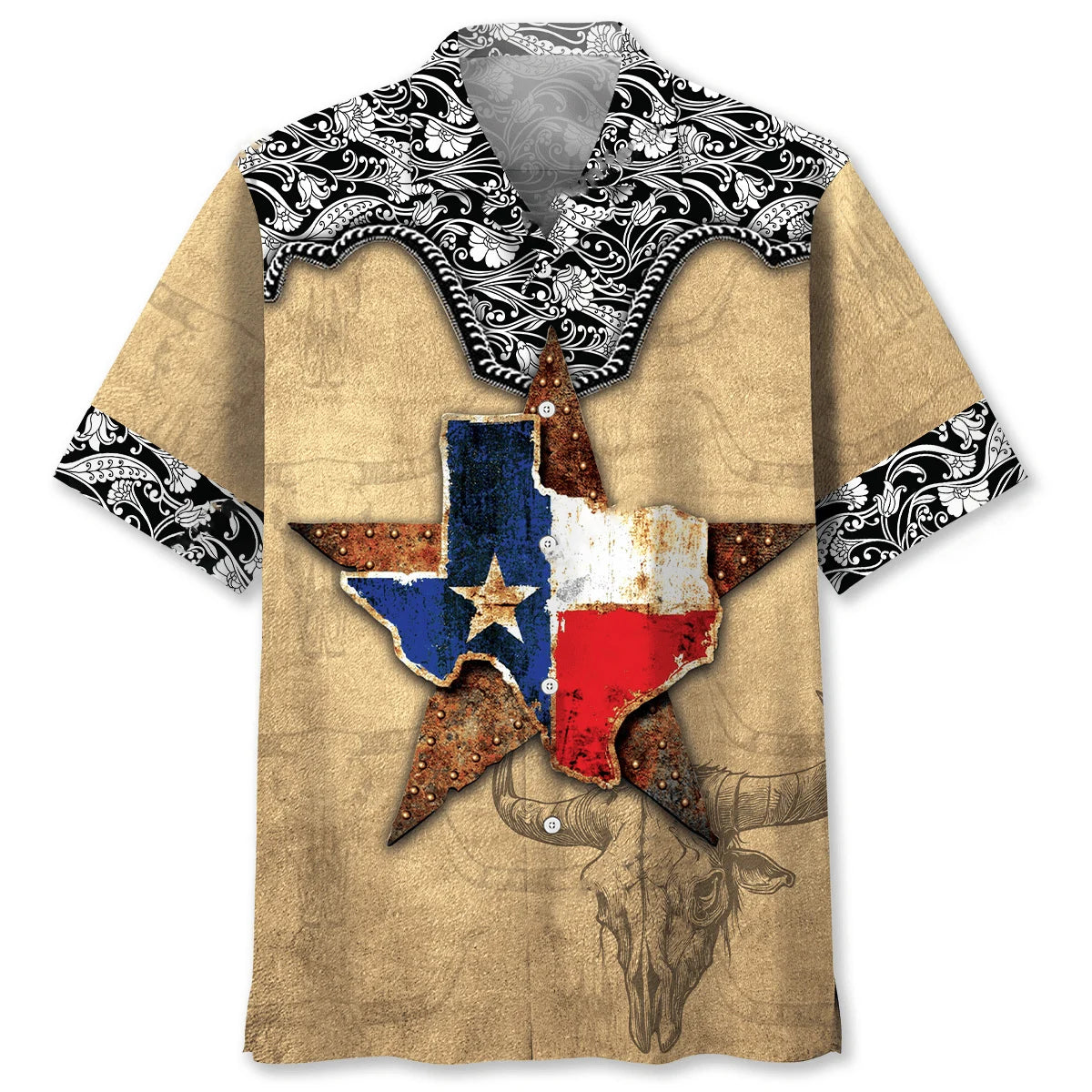 Custom Name Texas the Lone Star State Hawaiian Shirt