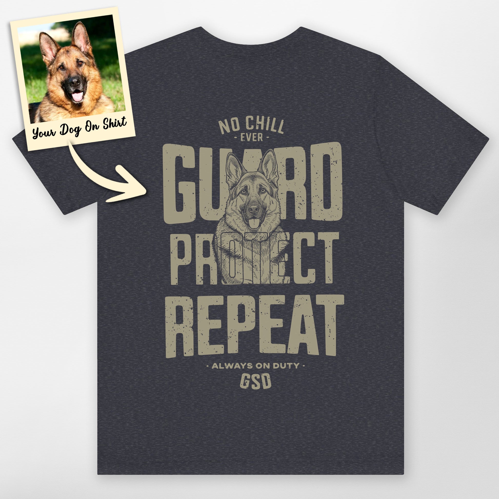 Customized German Shepherd Shirts Guard Protect Re (view 4)