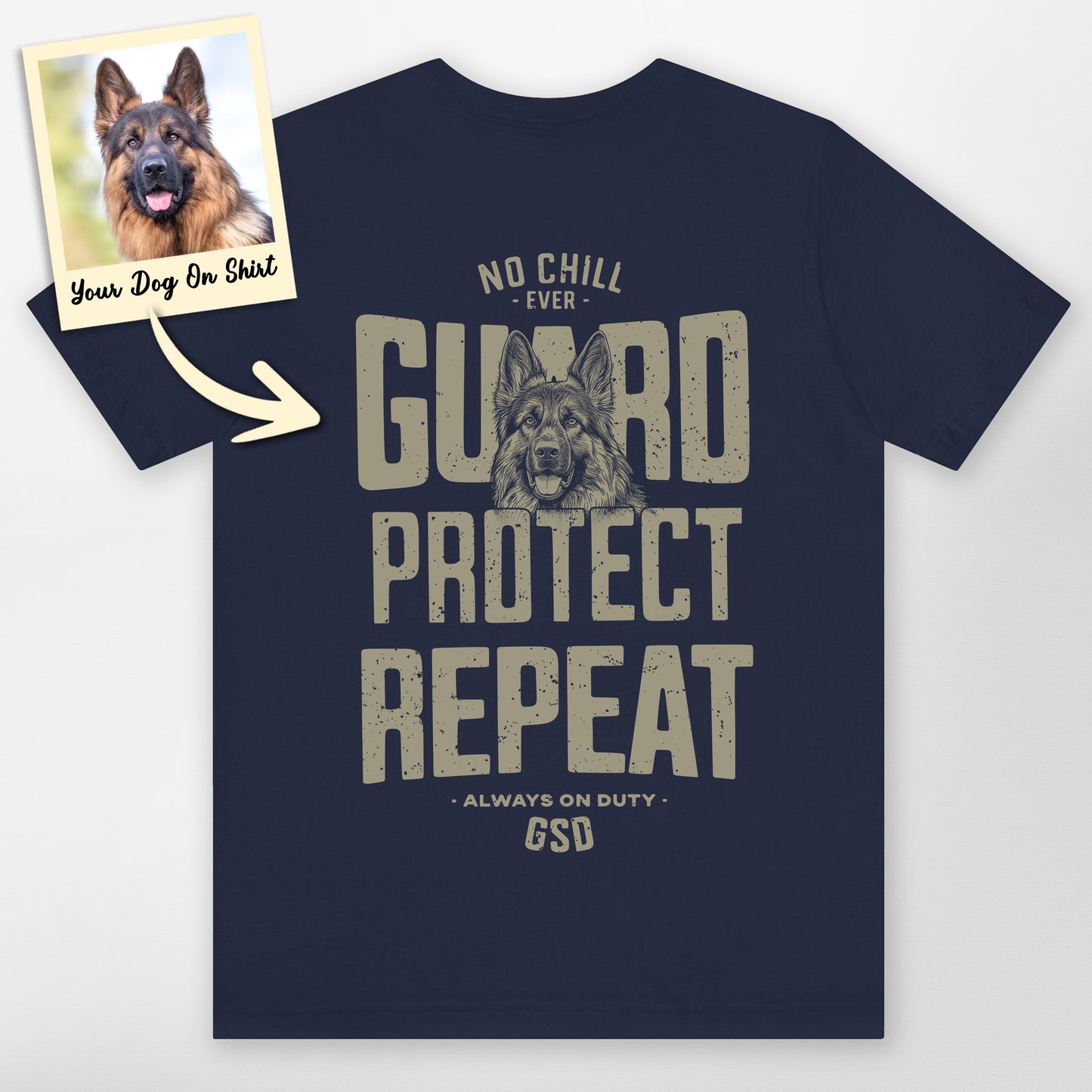 Customized German Shepherd Shirts Guard Protect Re (view 5)