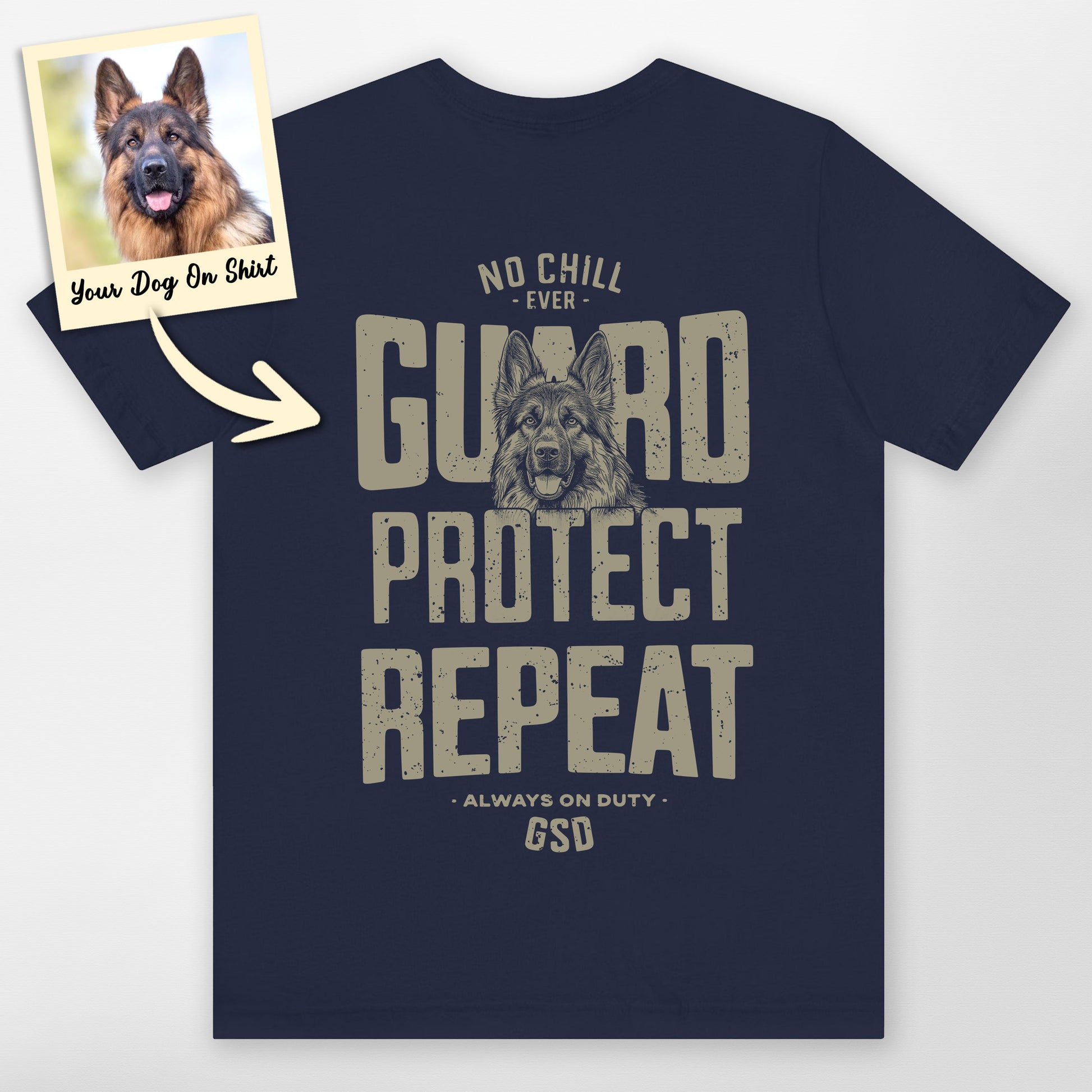 Customized German Shepherd Shirts Guard Protect Re (view 5)