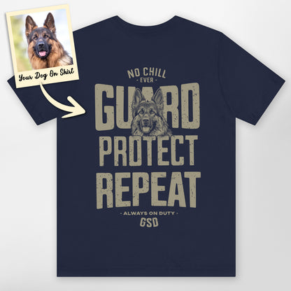 Customized German Shepherd Shirts Guard Protect Re (view 5)