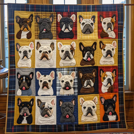 Cute Puppy Quilt Blanket