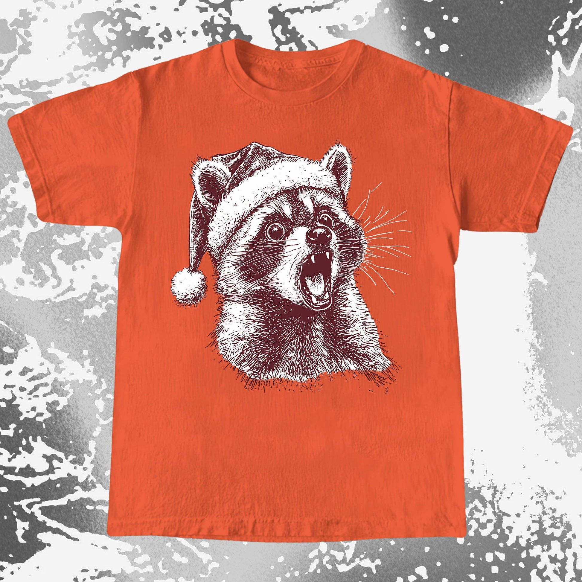Christmas Raccoon Energy, funny meme tee gift (view 8)