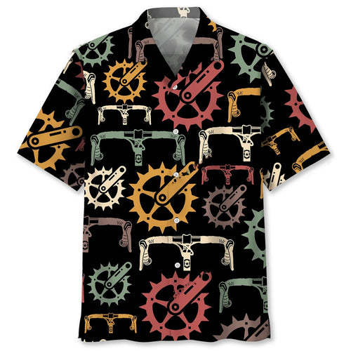 Cycling Colorful Hawaiian Shirt