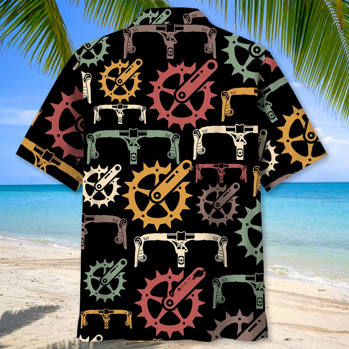 Cycling Colorful Hawaiian Shirt