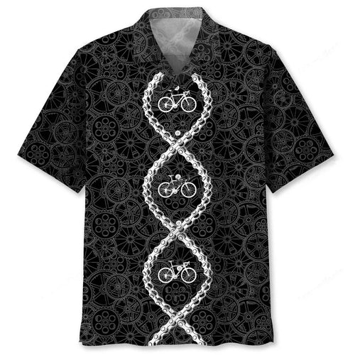 Cycling Dna Hawaiian Shirt