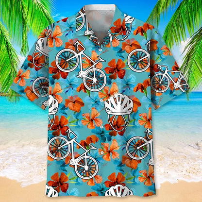 Cycling Nature Tropical Hawaiian Shirt