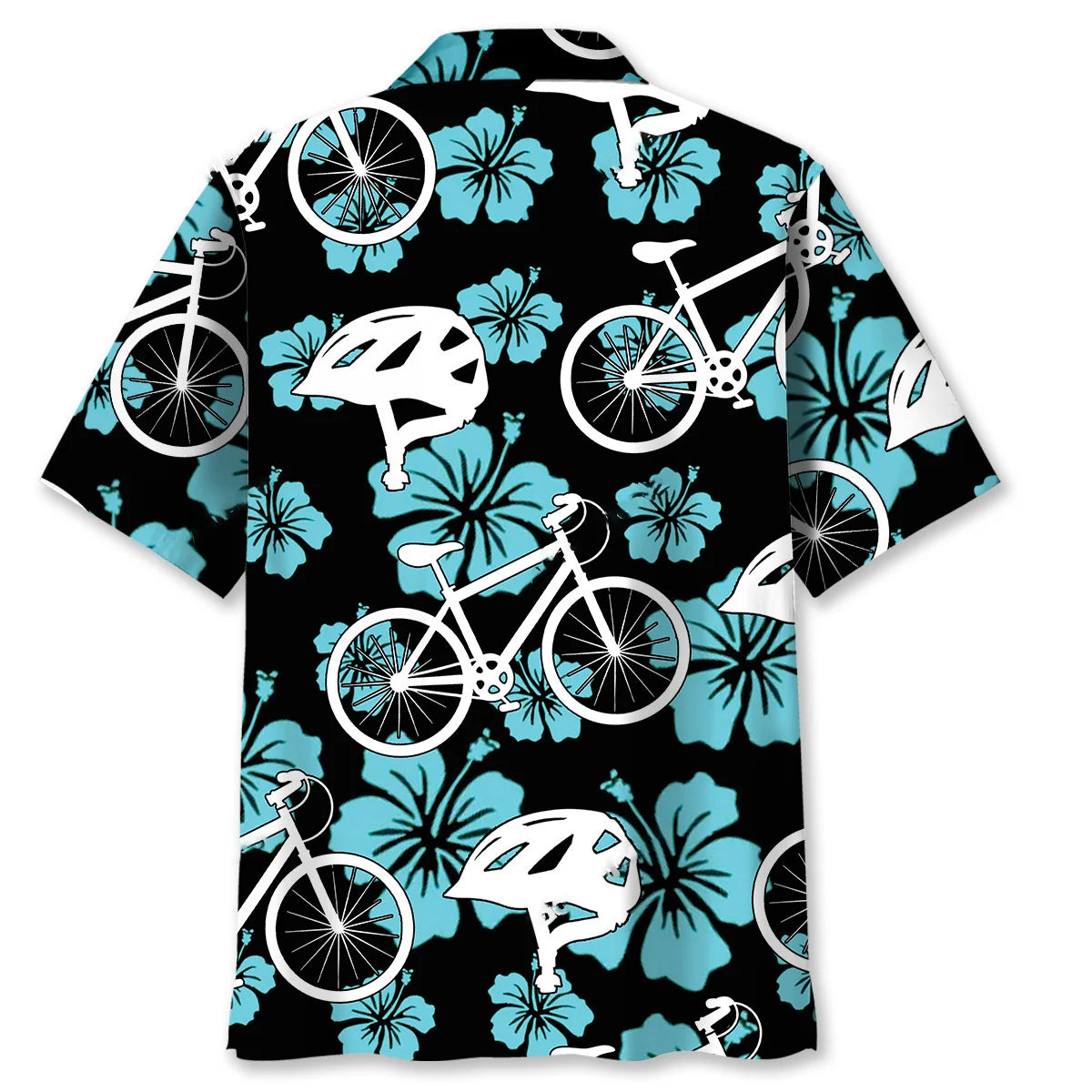 Cycling Neon Hibiscus Hawaiian Shirt