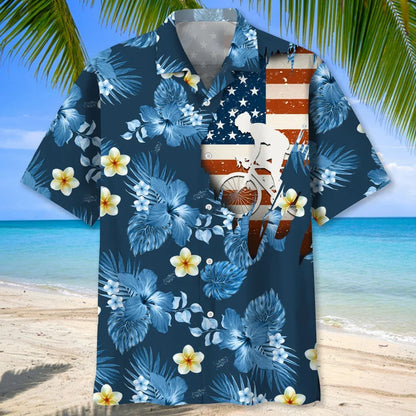 Cycling Usa Blue Tropical