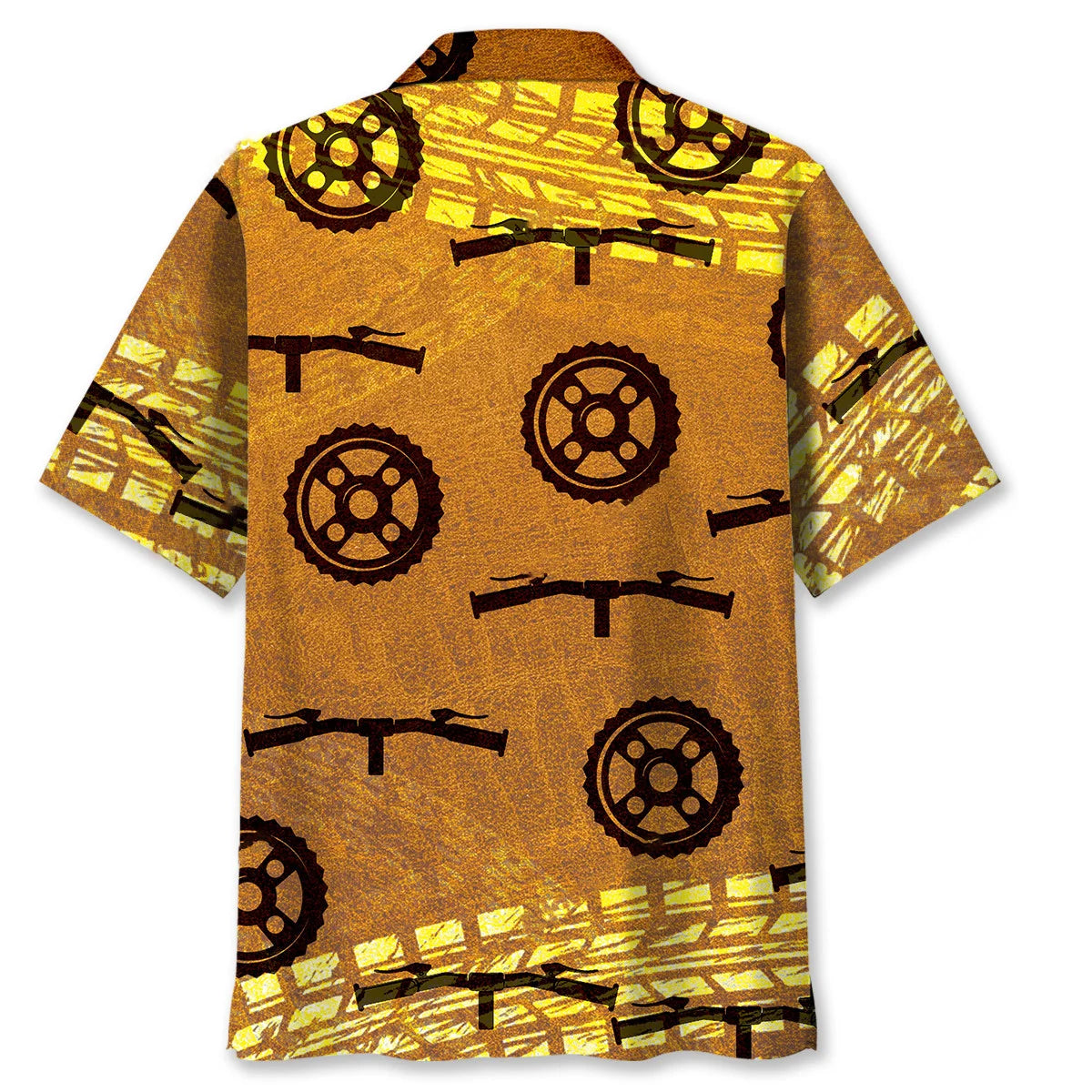 Cycling Wheel Track Hawaiian Shirt