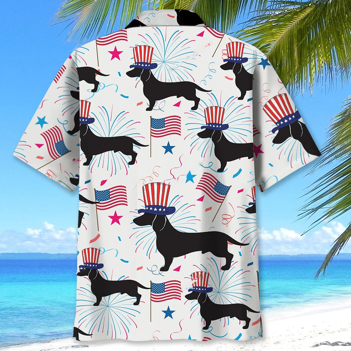 Dachshund Usa Proud Hawaiian Shirt
