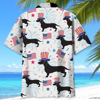 Dachshund Usa Proud Hawaiian Shirt