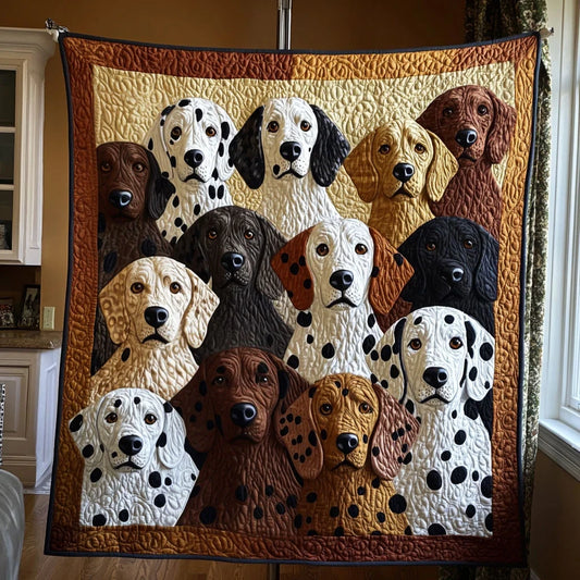 Dalmatian Patch Quilt Blanket