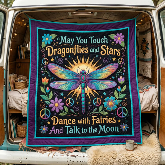 Dance With Fairies Quilt Blanket