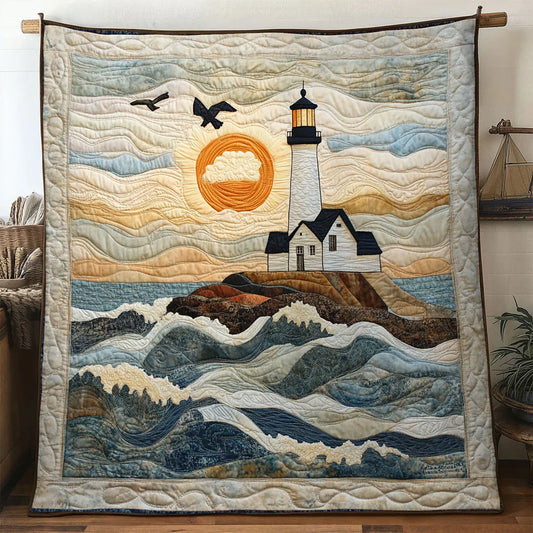Dawnlight Lighthouse Quilt Blanket
