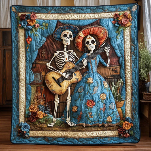Day Of Death Quilt Blanket
