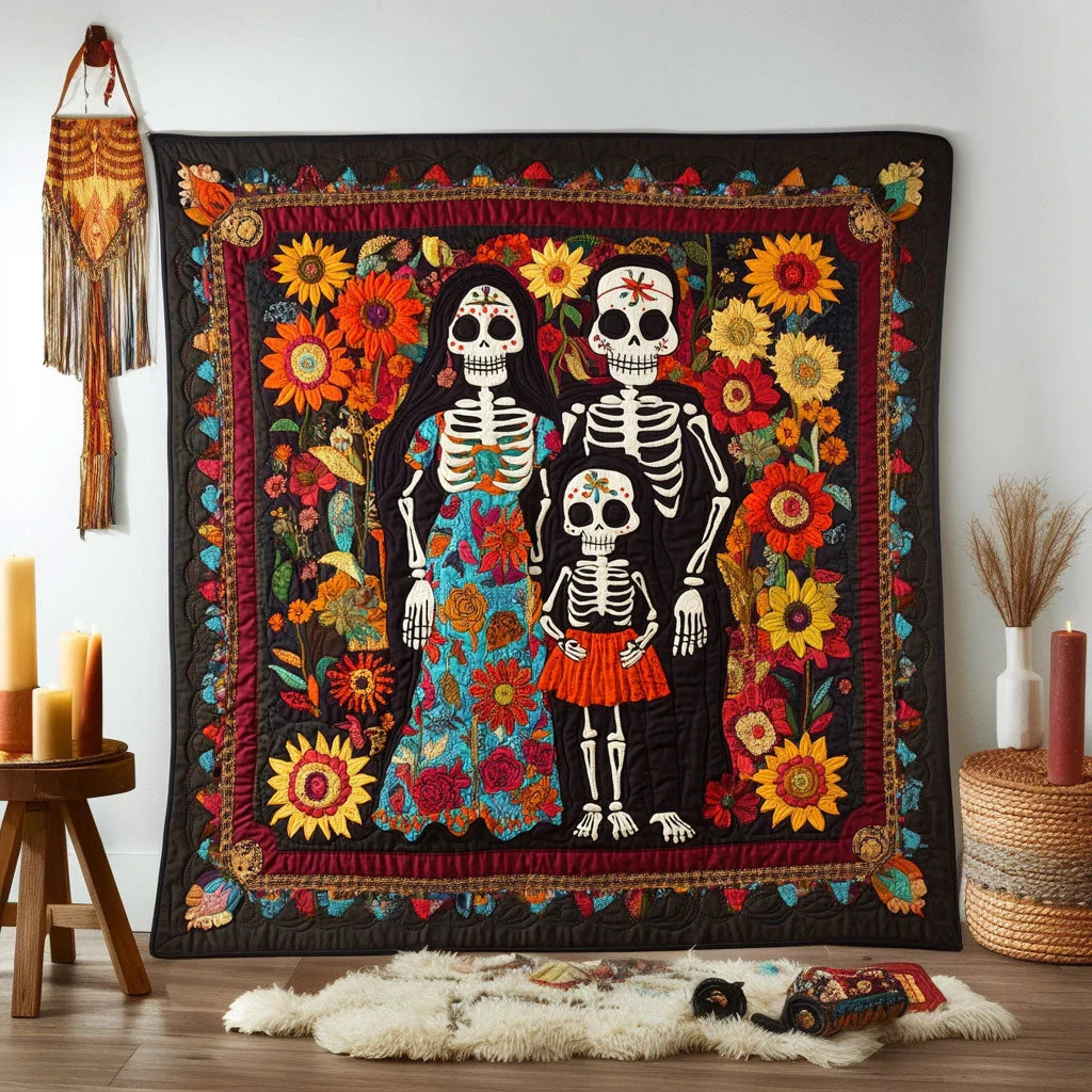Dead Of The Day Quilt Blanket
