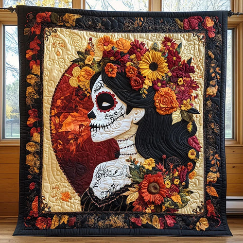 Death's Garden Quilt Blanket