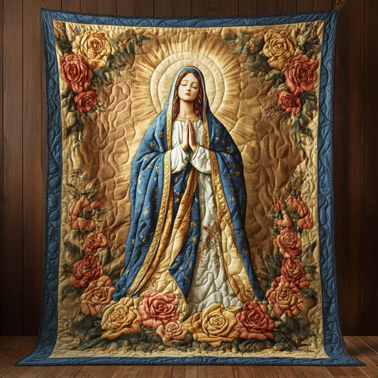 Deep In Halo Light Quilt Blanket