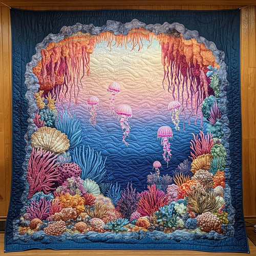 Deepsea Vibrant Quilt Blanket