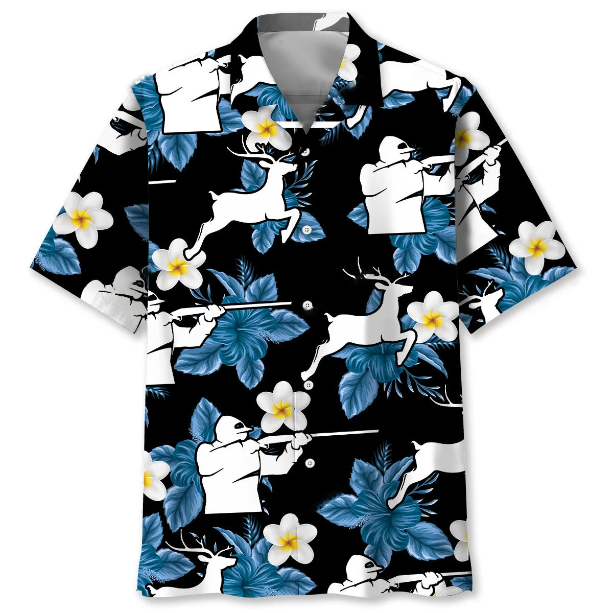 Deer Hunting Nature Hawaiian Shirt