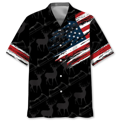 Deer Hunting Usa Hawaiian Shirt