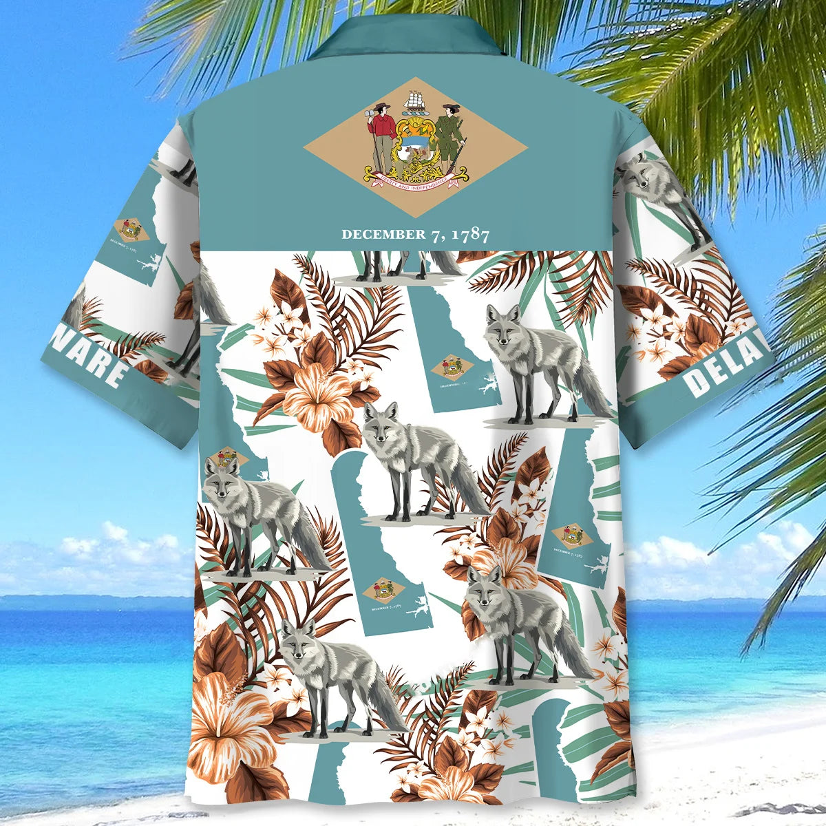 Delaware State Proud Hawaiian Shirt